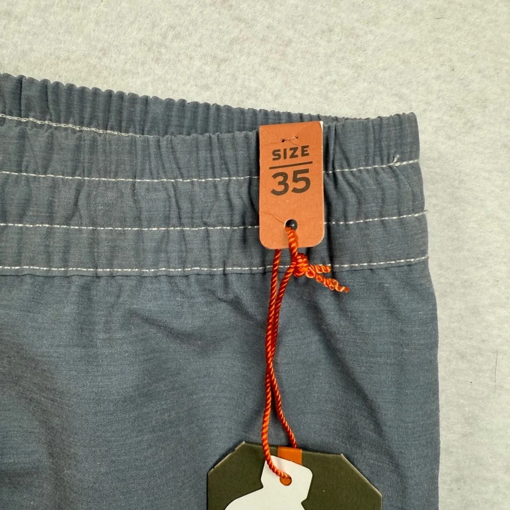 Howler Brothers Deep Set Boardshorts Mens 35 Blue Reflection Stretch Swim New